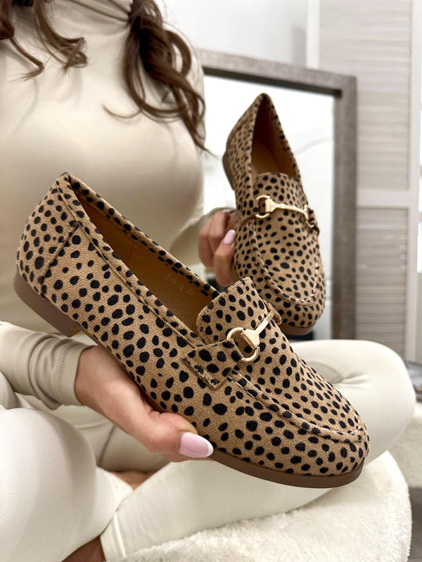 Ženske cipele - mokasine G019 - LEOPARD
