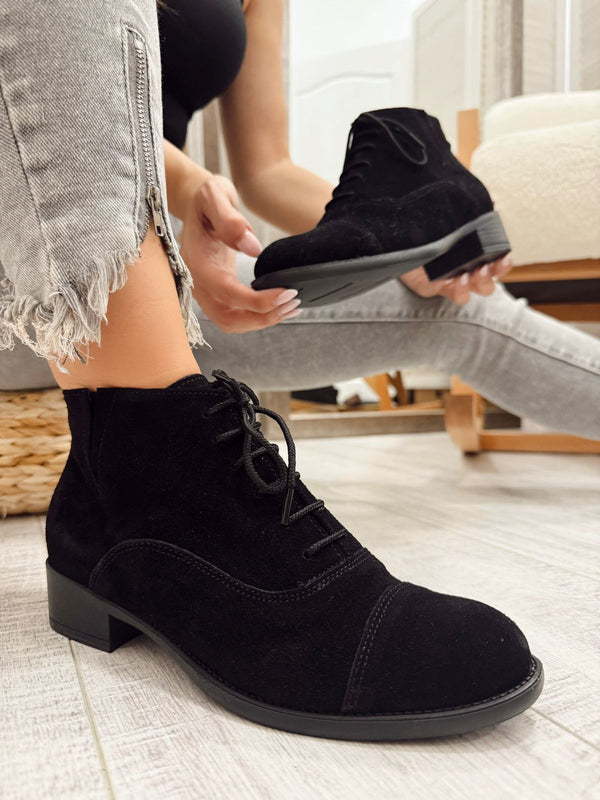 Kožne polučizme F612 - BELEZZA SCARPE - CRNA