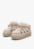Gležnjače D.Franklin Nordic Trk Fur Low Off White G637 - SVETLO BEŽ