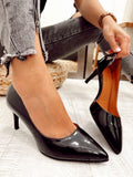 Kožne štikle F335 - BELEZZA SCARPE - CRNA