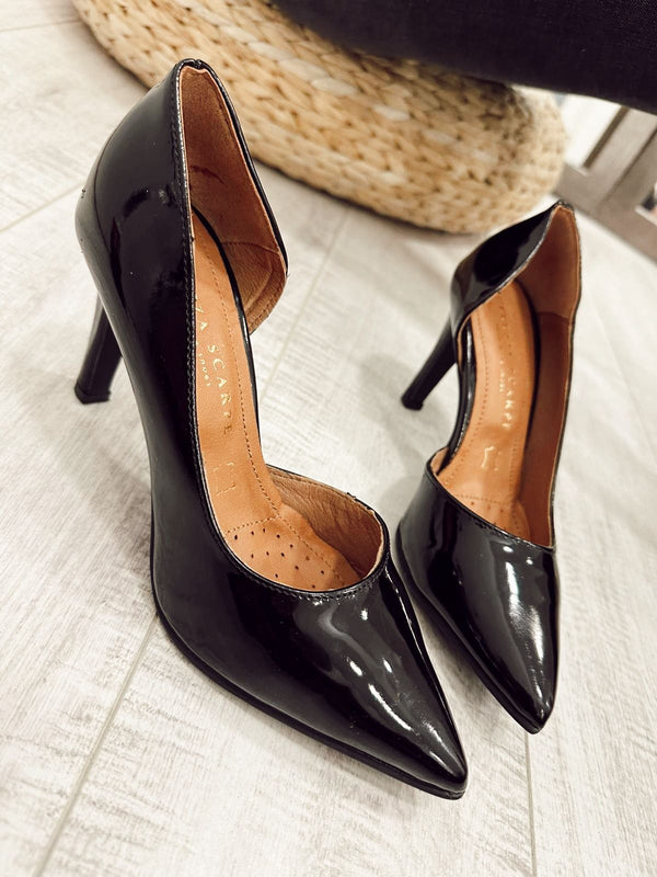 Kožne štikle F805 - BELEZZA SCARPE - CRNA