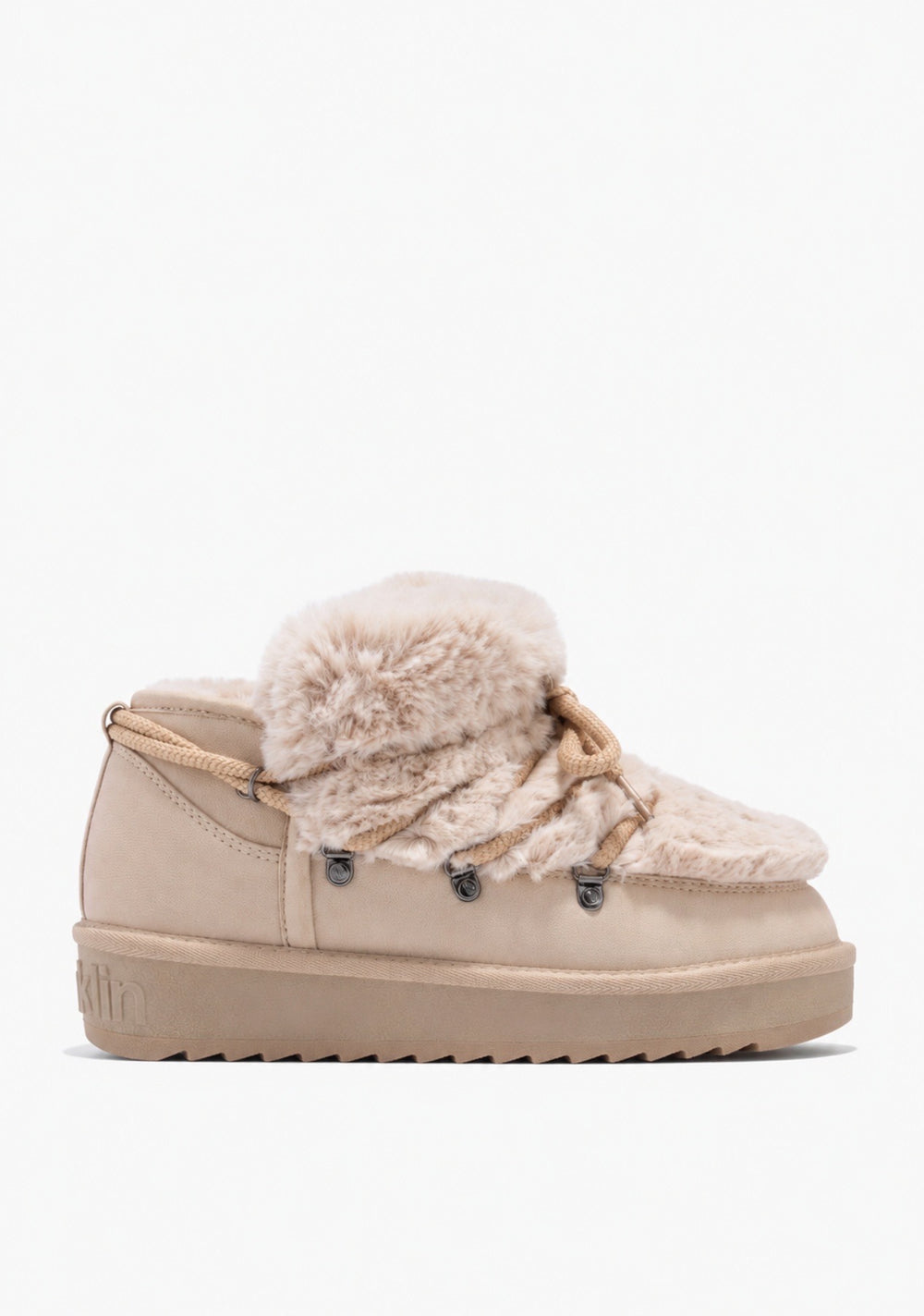 Gležnjače D.Franklin Nordic Trk Fur Low Off White G637 - SVETLO BEŽ