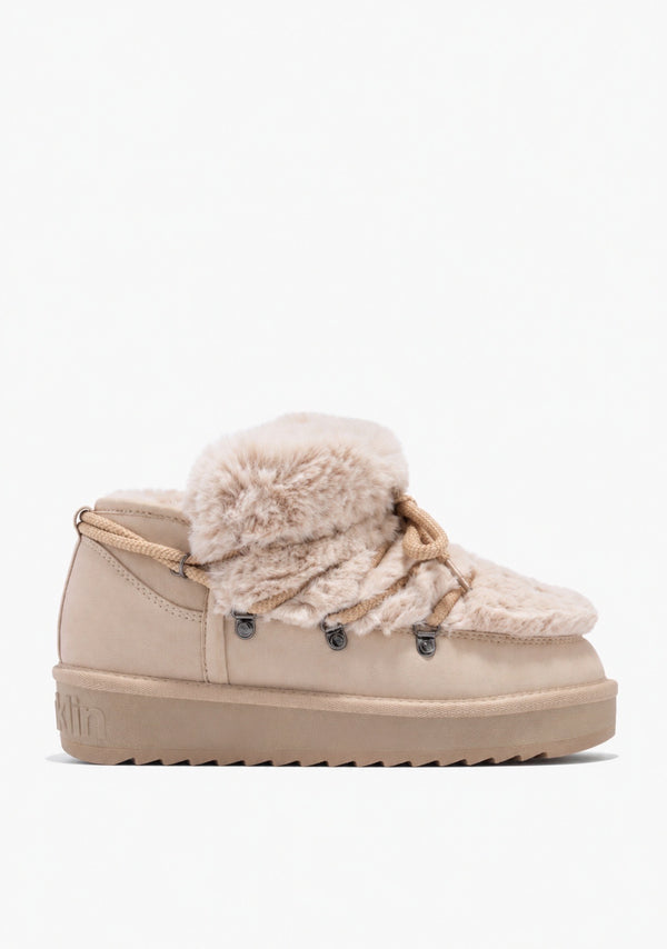 D.Franklin Nordic Trk Fur Low Off White G637 Gležnjače - SVETLO BEŽ