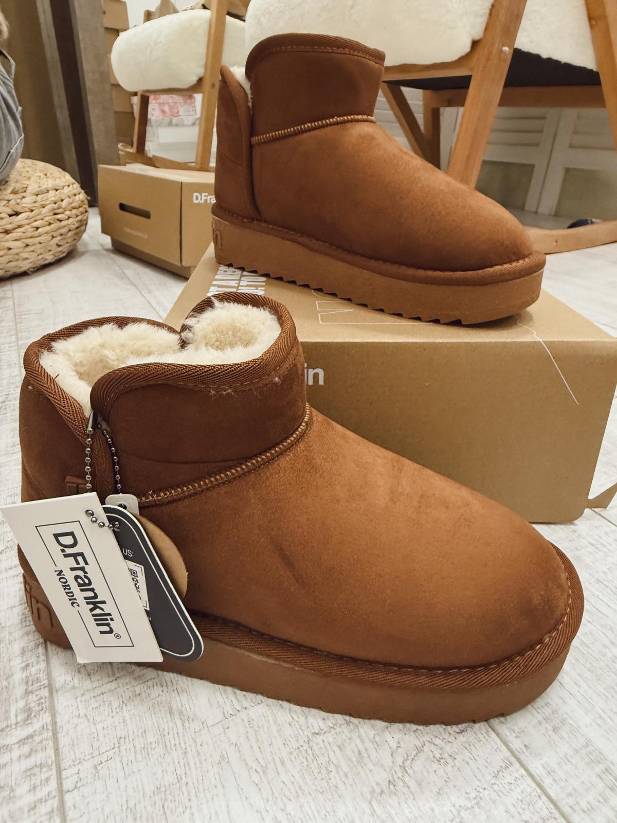 Ženske VODOODBOJNE šunjalice F983 - D.FRANKLIN LOW BASIC WATER REPELLENT CAMEL - KAMEL