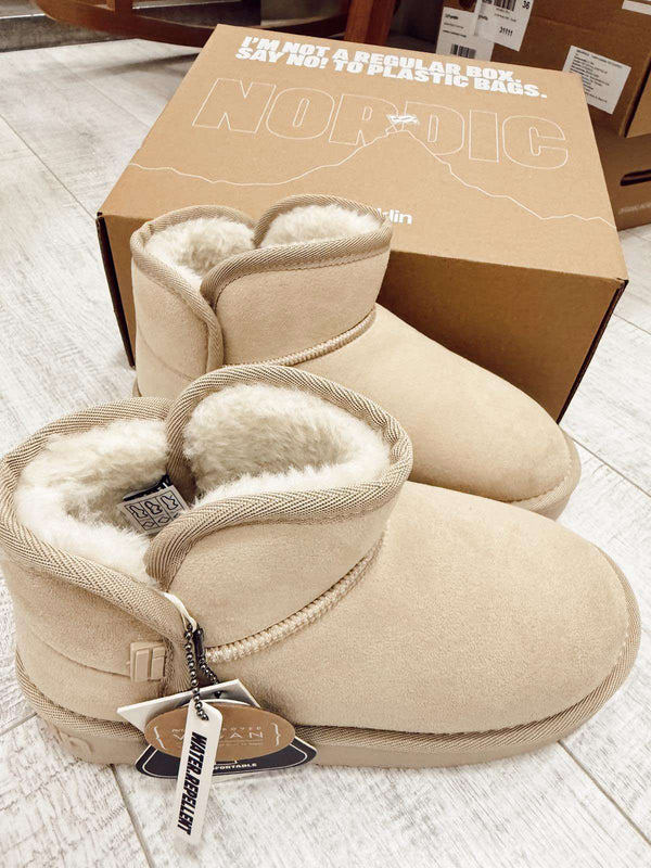 Ženske VODOODBOJNE šunjalice F983 - D.FRANKLIN LOW BASIC WATER REPELLENT BEIGE - BEŽ