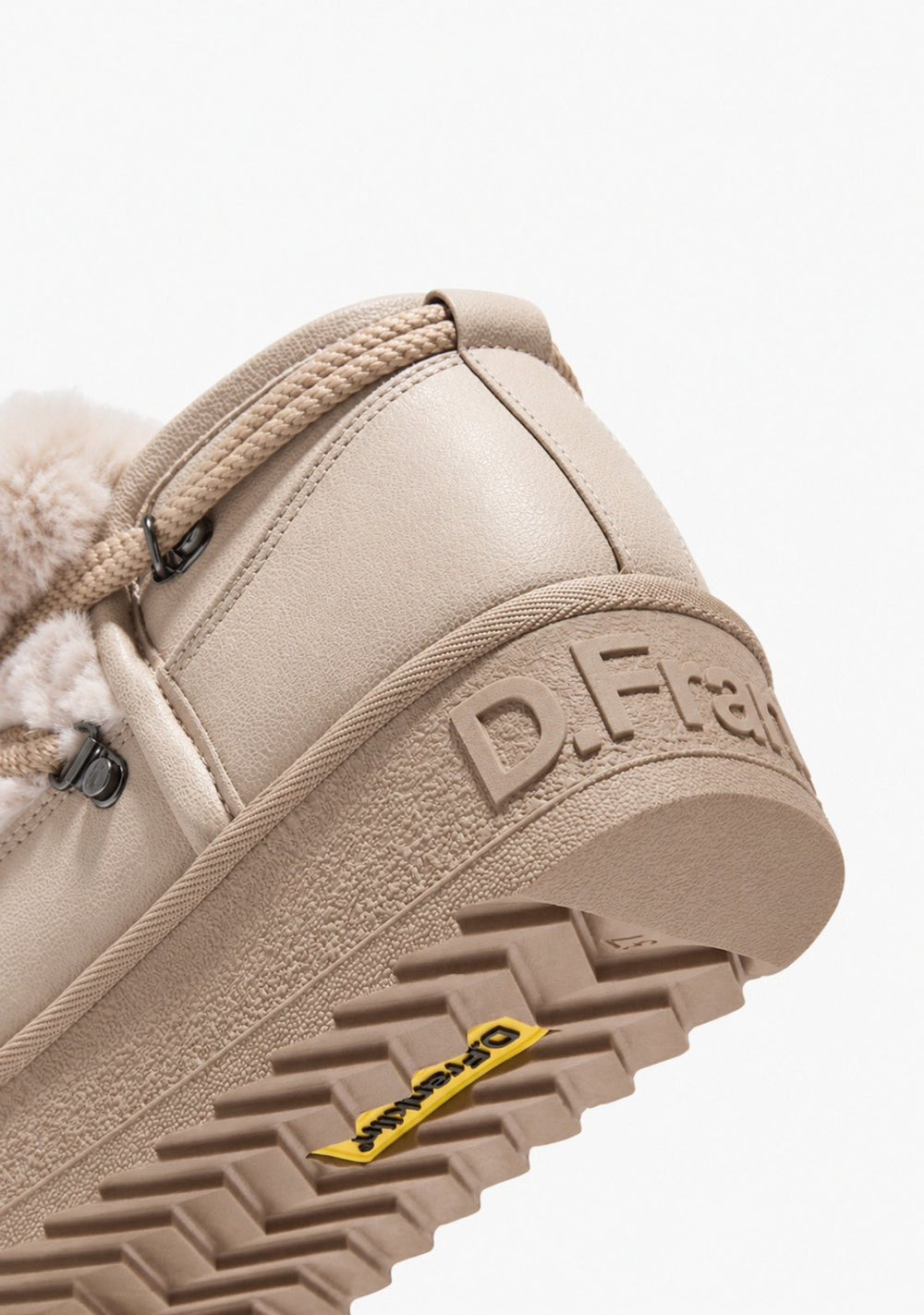 Gležnjače D.Franklin Nordic Trk Fur Low Off White G637 - SVETLO BEŽ