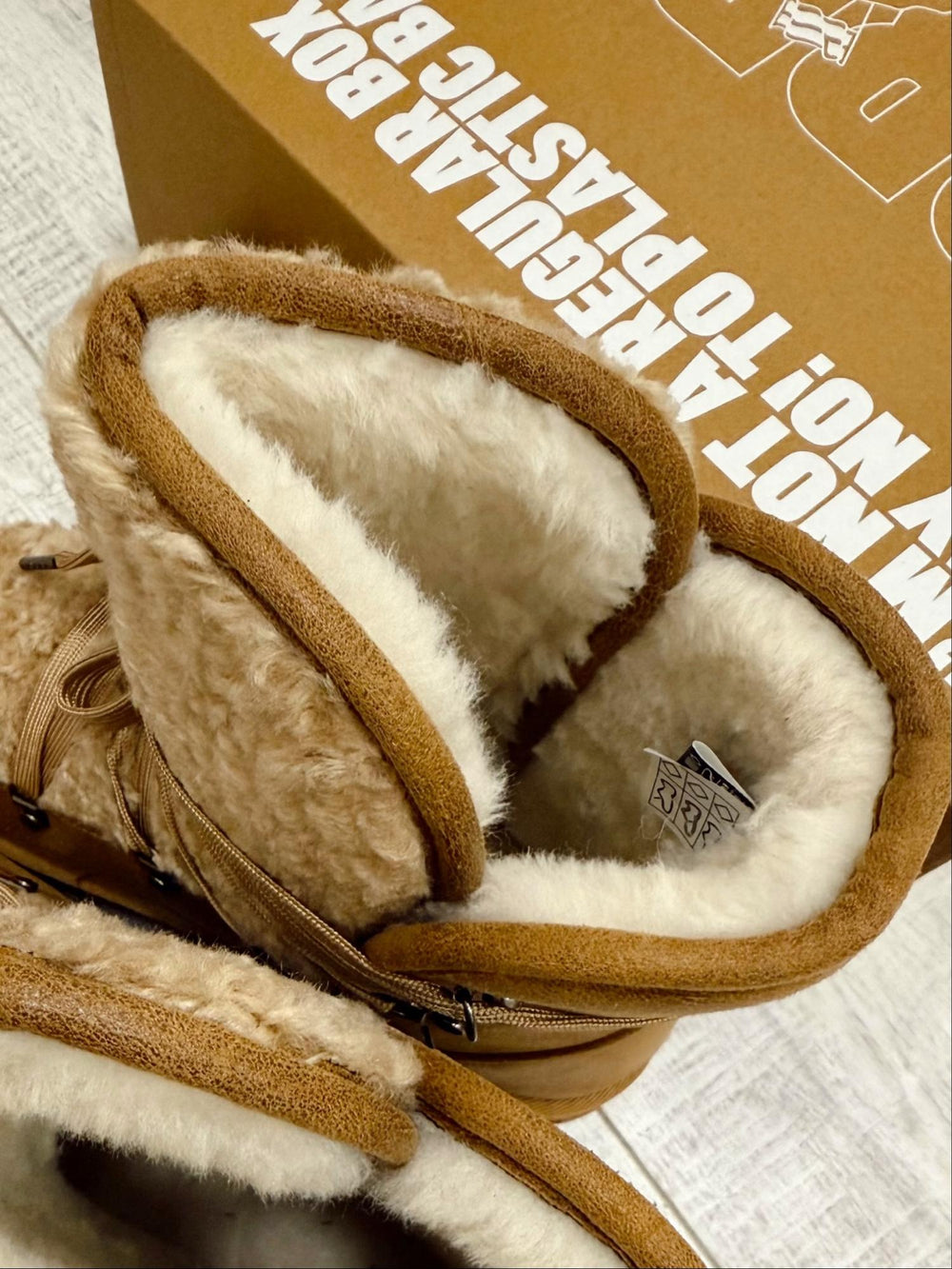 Ženske polučizme F988 - D.FRANKLIN NORDIC FUR SAND - TAMNO BEŽ