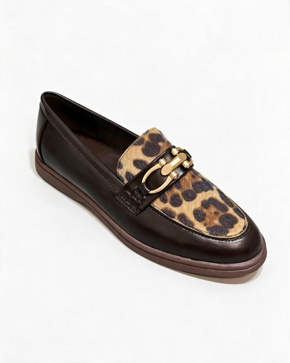 Ženske cipele - mokasine G566 - M.O.D. - LEOPARD - SMEĐA