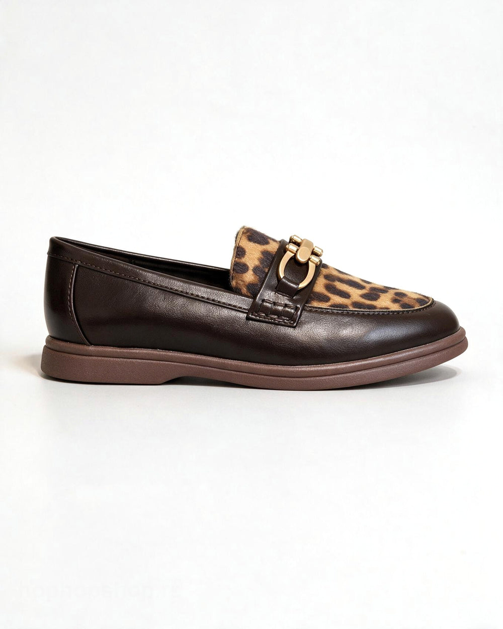 Ženske cipele - mokasine G566 - M.O.D. - LEOPARD - SMEĐA