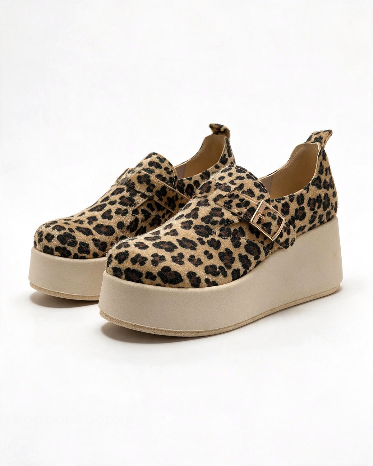 Ženske cipele na platformu G583 - LEOPARD