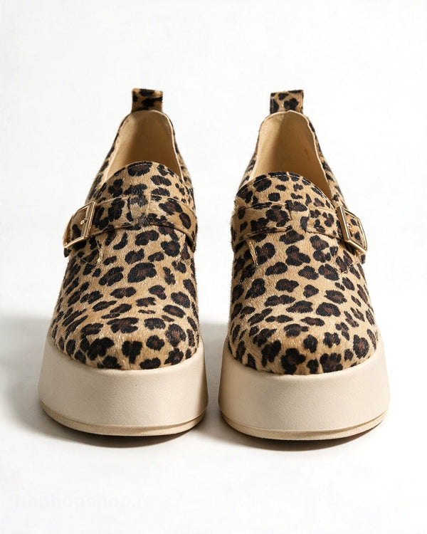 Ženske cipele na platformu G583 - LEOPARD