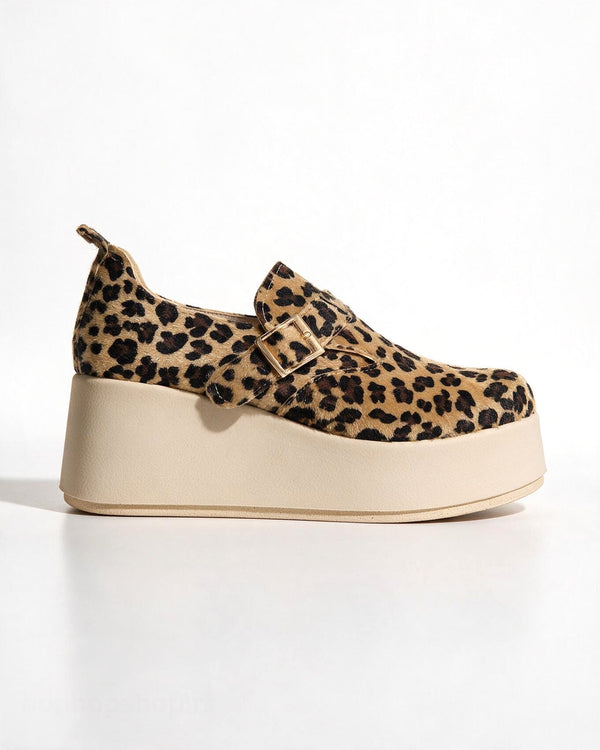 Ženske cipele na platformu G583 - LEOPARD