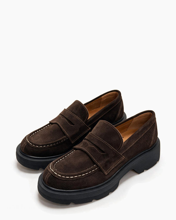 Kožne cipele - mokasine G644 - ATO SHOES - SMEĐA