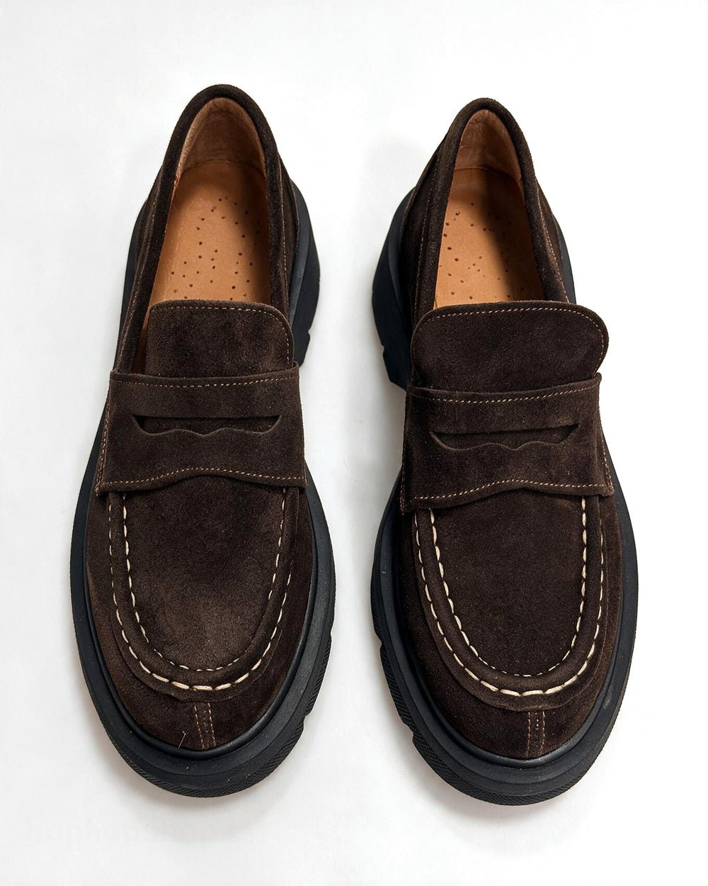 Kožne cipele - mokasine G644 - ATO SHOES - SMEĐA