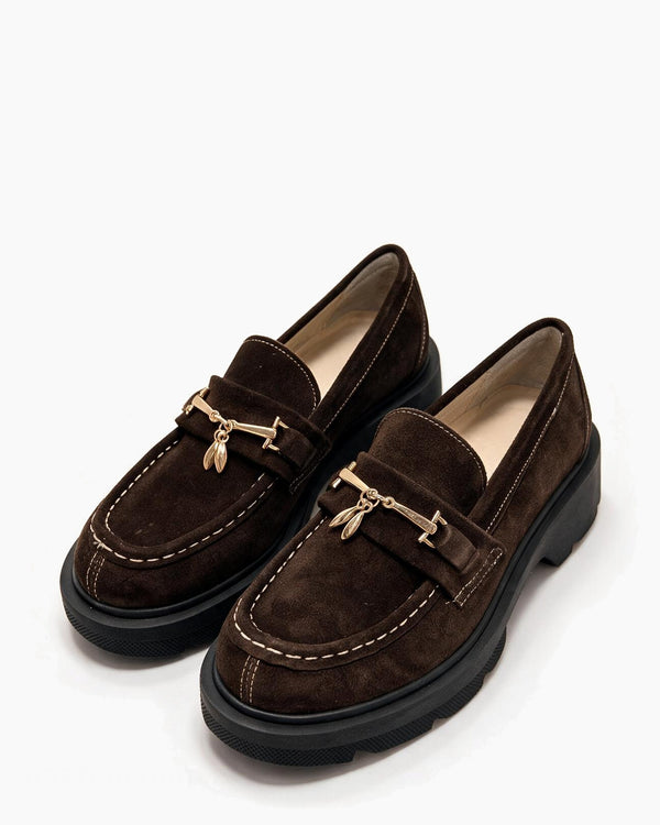 Kožne cipele - mokasine G645 - ATO SHOES - SMEĐA