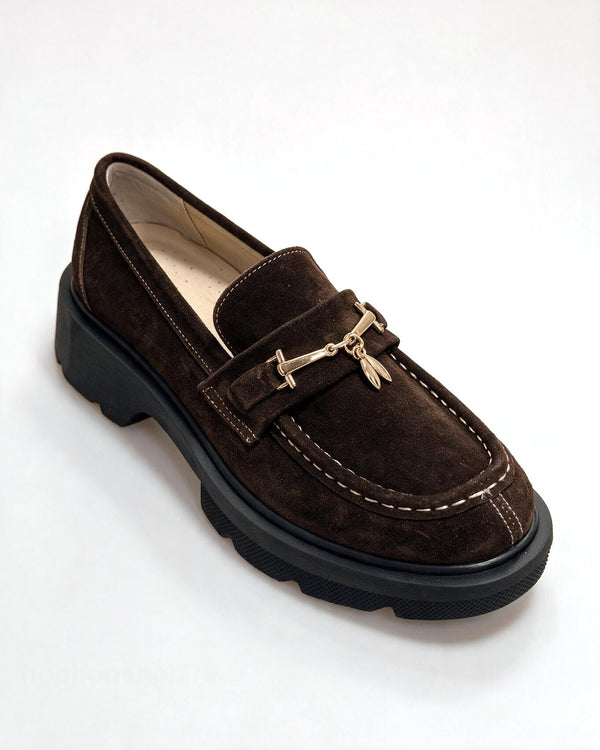 Kožne cipele - mokasine G645 - ATO SHOES - SMEĐA