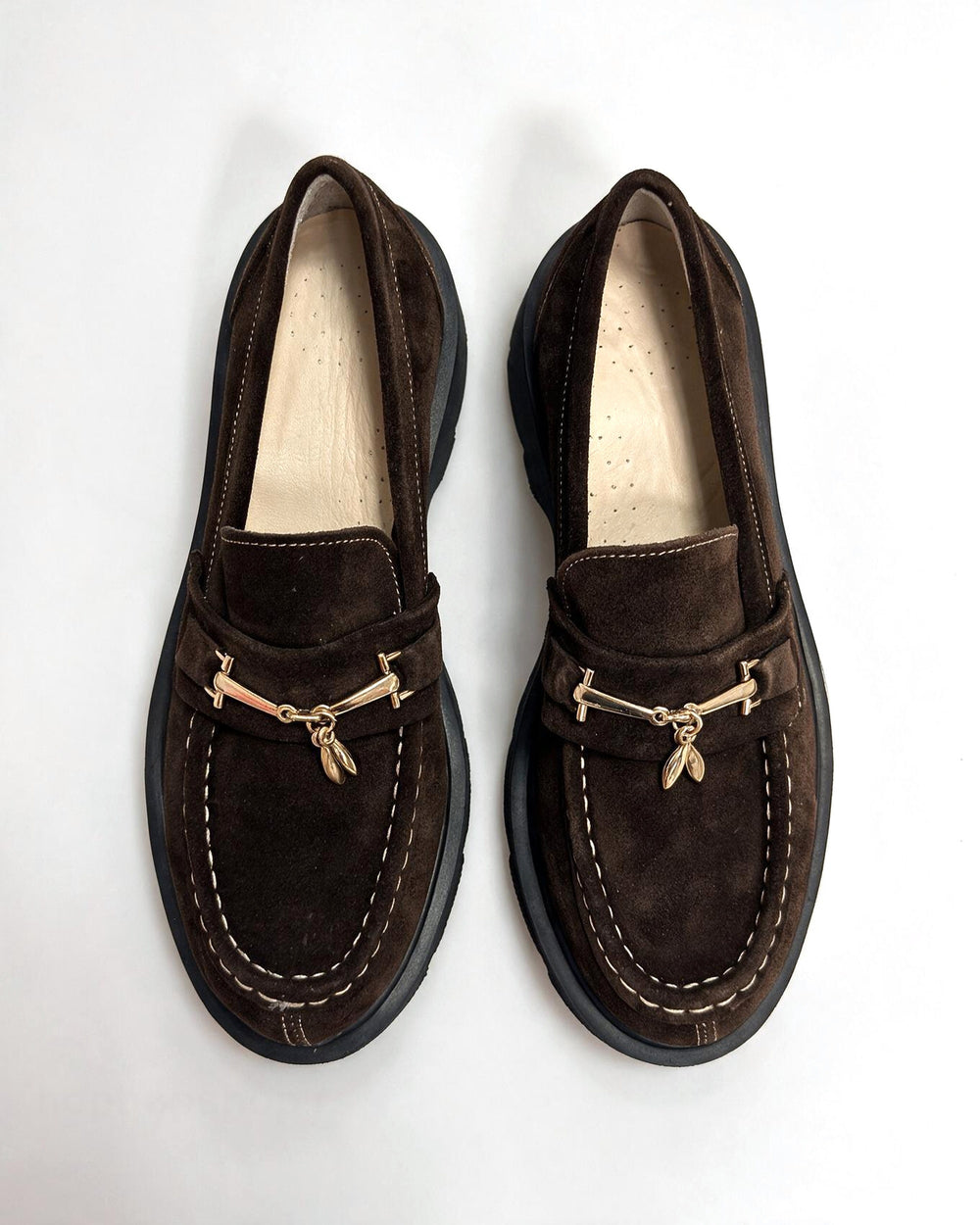 Kožne cipele - mokasine G645 - ATO SHOES - SMEĐA