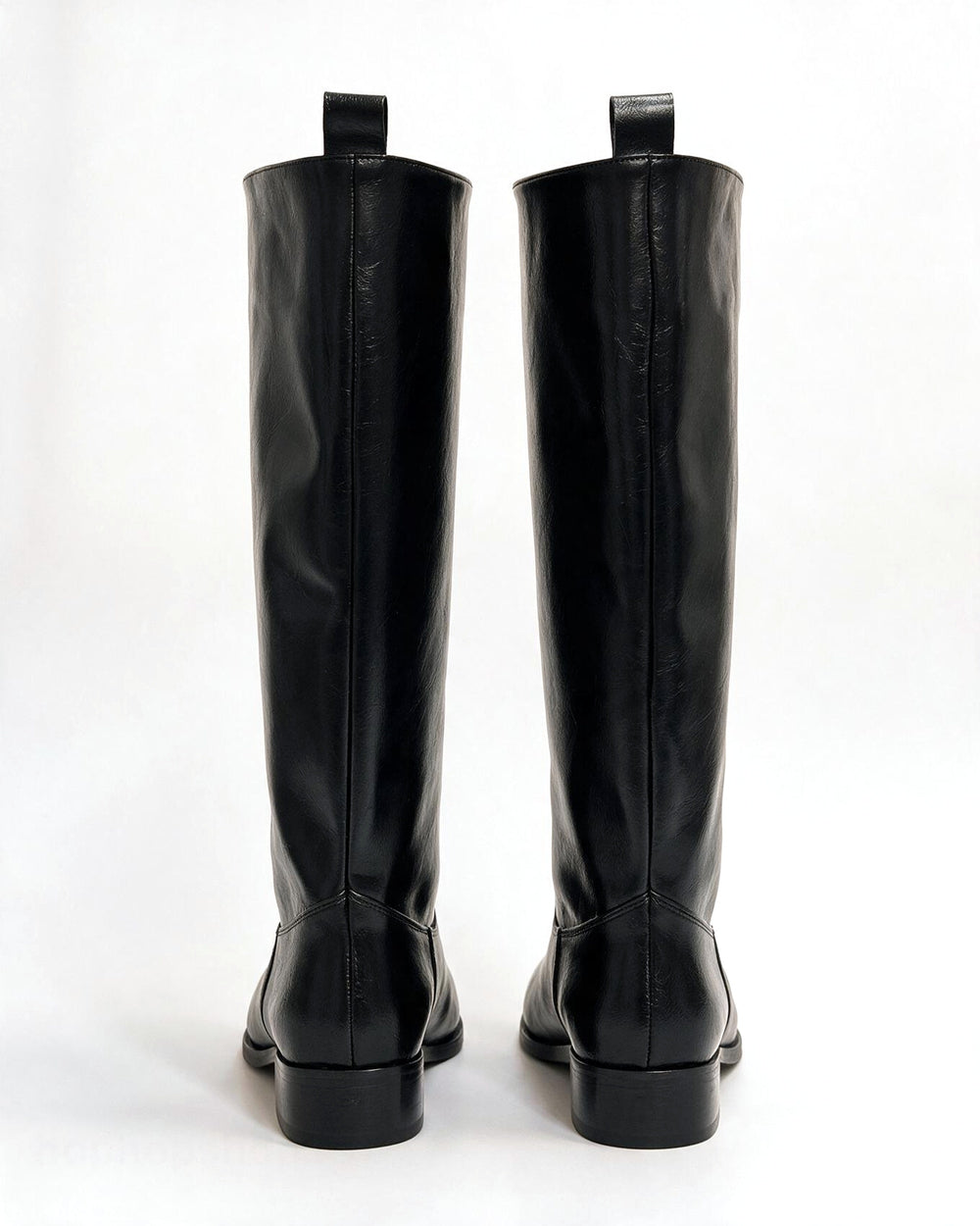 Kožne čizme G649 - ATO SHOES - CRNA