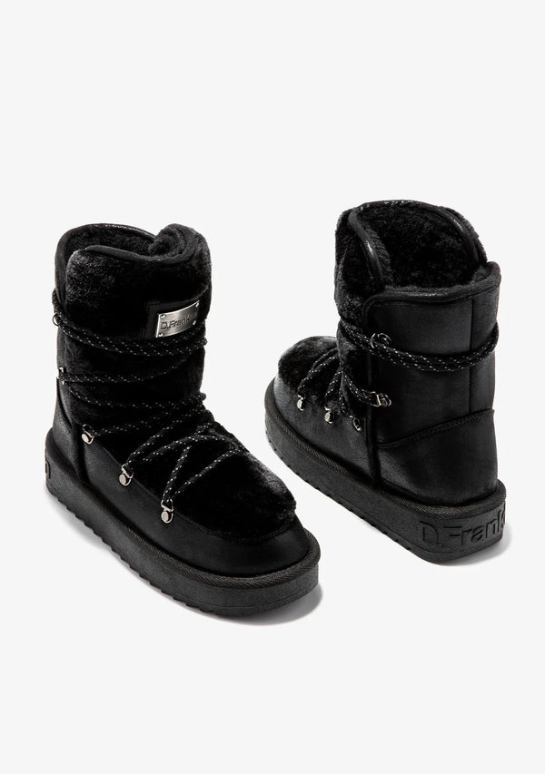 Ženske polučizme F987 - D.FRANKLIN NORDIC TRK FUR BLACK - CRNA