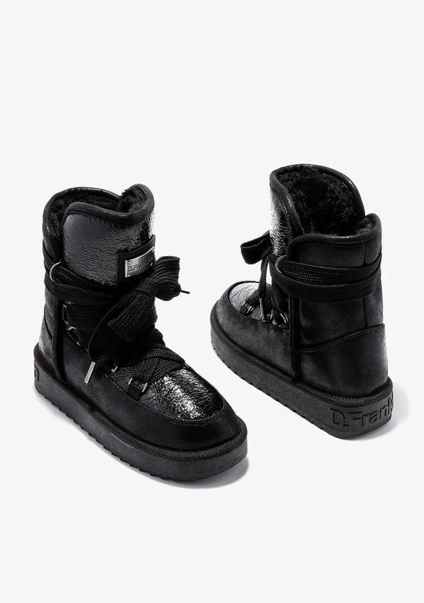 Ženske polučizme F984 - D.FRANKLIN NORDIC SHINY BLACK - CRNA