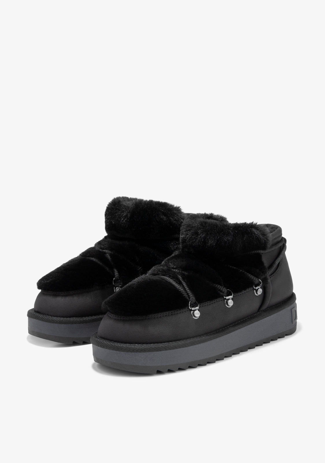 Gležnjače D.Franklin Nordic Trk Fur Low Black G637 - CRNA