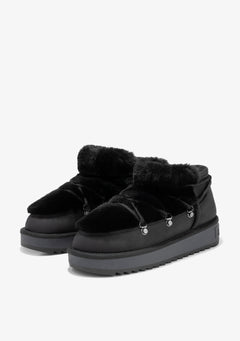 Gležnjače D.Franklin Nordic Trk Fur Low Black G637 - CRNA