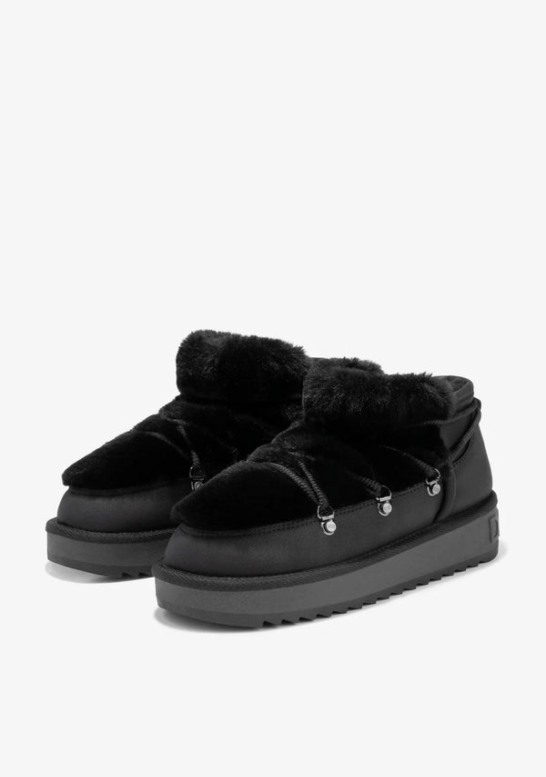 Gležnjače D.Franklin Nordic Trk Fur Low Black F989 - CRNA