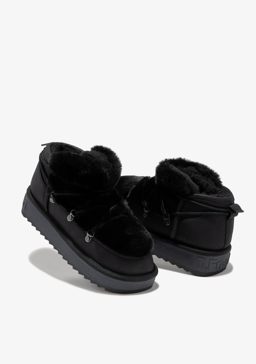 Gležnjače D.Franklin Nordic Trk Fur Low Black G637 - CRNA