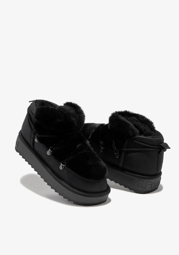 Ženske polučizme F989 - D.FRANKLIN NORDIC FUR - BLACK - CRNA