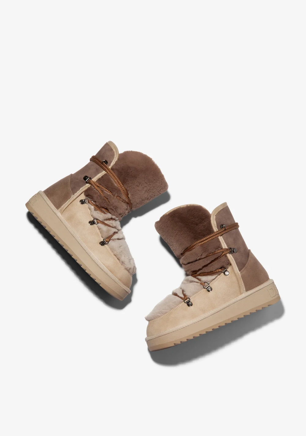 Ženske čizme D.Franklin Nordic Trk Fur Gradient Taupe G710 - TAUPE