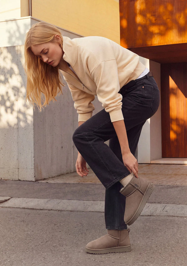D.Franklin Nordic Low Basic Taupe vodoodbojne ženske gležnjače G633 - TAUPE