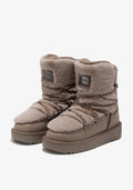 Ženske čizme D.Franklin Nordic Trk Fur Taupe G689 - TAUPE