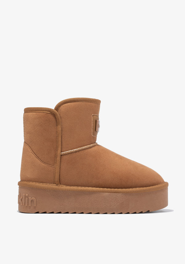 Ženske čizme D.Franklin Nordic V2 Basic Low Camel G634 - KAMEL