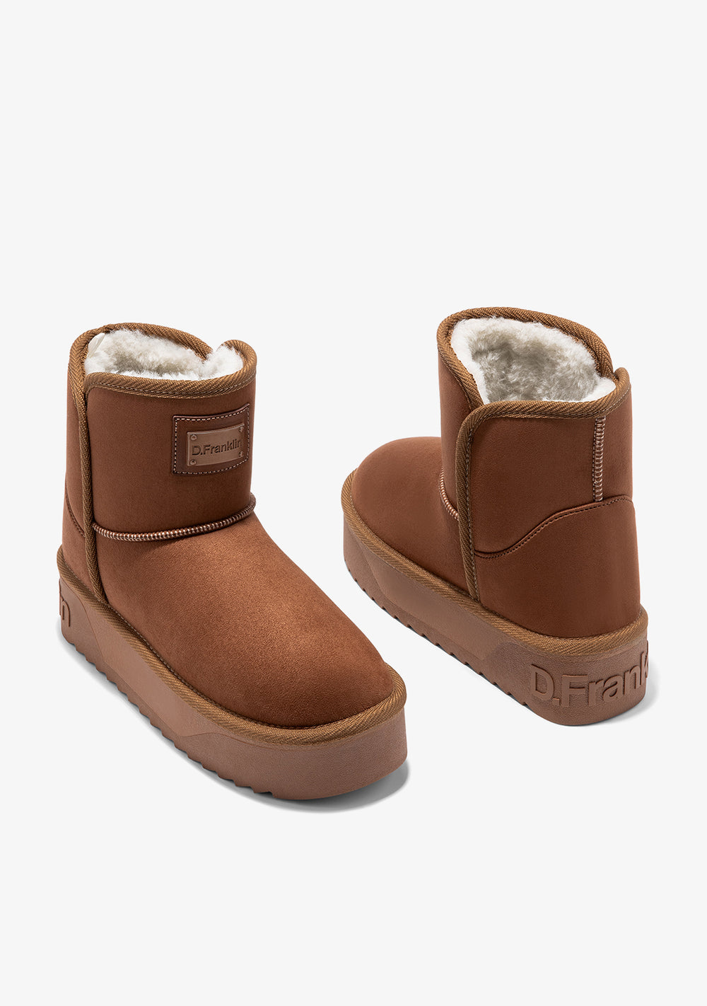 Ženske čizme D.Franklin Nordic V.2 Basic Low Tan G634 - SVETLO SMEĐA