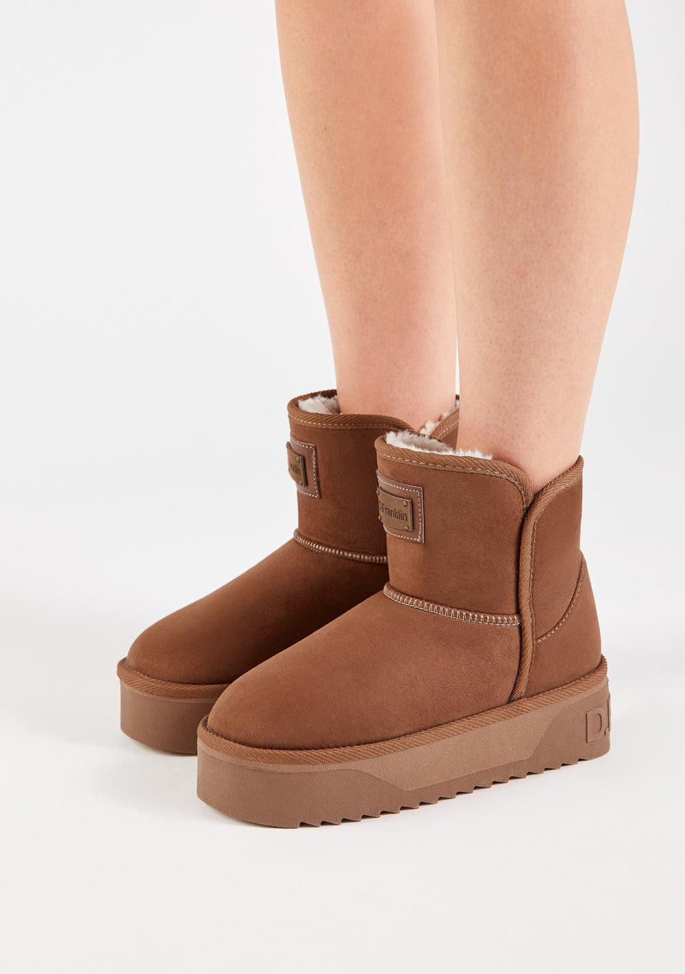 Ženske čizme D.Franklin Nordic V.2 Basic Low Tan G634 - SVETLO SMEĐA