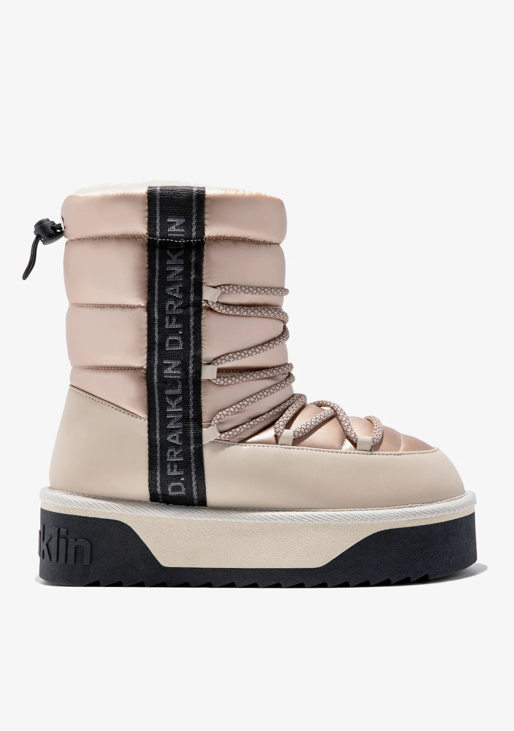 Ženske čizme za sneg F985 - D. FRANKLIN NORDIC BOMB V.2 BEIGE - BEŽ