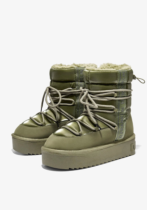 Ženske čizme D.Franklin Nordic V2 Bomb Full Khaki G709 - MASLINASTA
