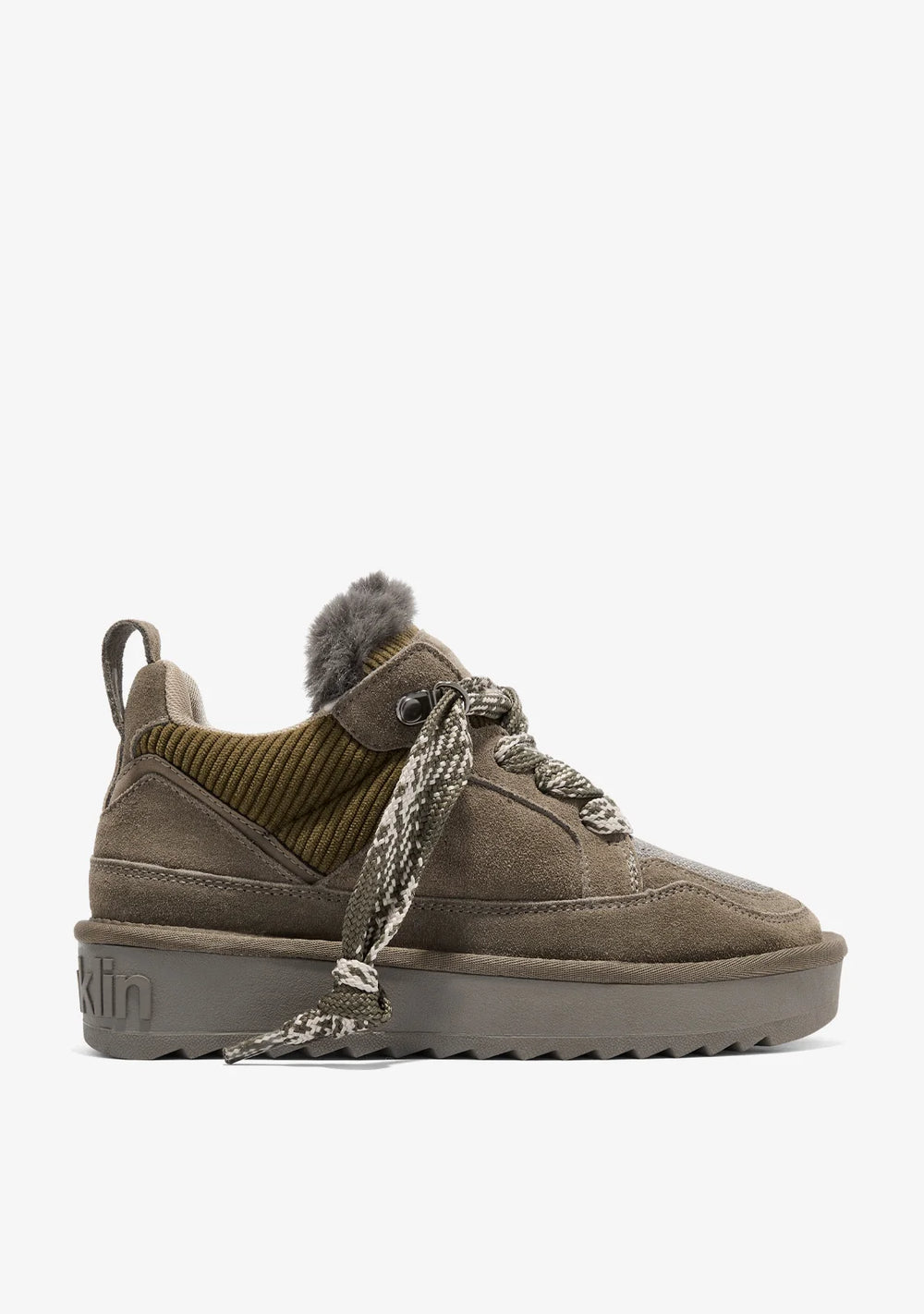Ženske patike D.Franklin Nordic Snk Khaki G705 - MASLINASTA