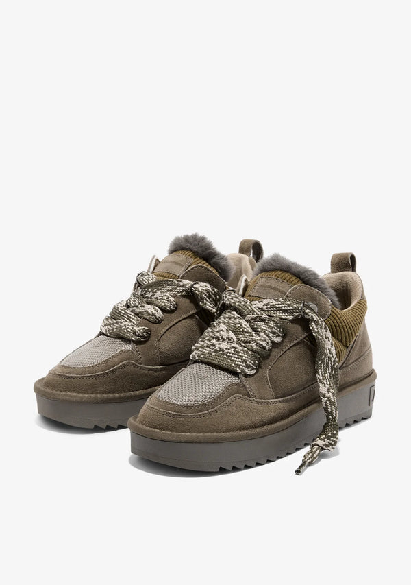 Ženske patike D.Franklin Nordic Snk Khaki G705 - MASLINASTA
