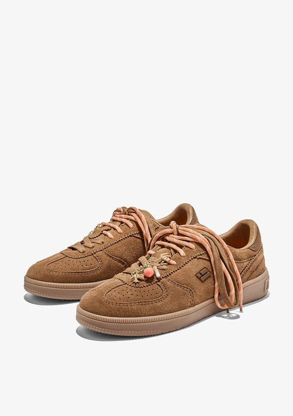 Ženske patike D.Franklin Rebel Lab Suede Camel G641 - KAMEL