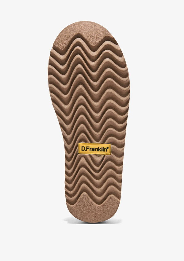 Zimske papuče D.Franklin Nordic Lite Clog Tan G630 - KAMEL