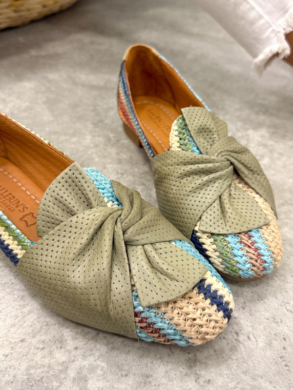 Kožne cipele - baletanke G418 - LOVE BALLERINS - VIŠEBOJNE