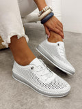 Kožne patike G453 - ATO SHOES - RUPIČASTE - BELA
