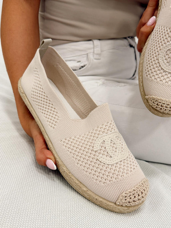 Ženske cipele - espadrile G322 - SVETLO BEŽ