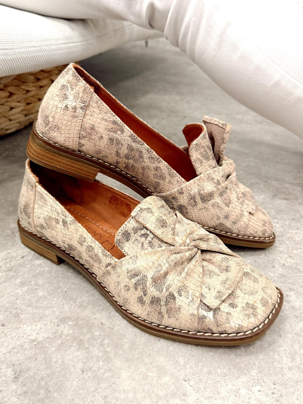 Kožne cipele - mokasine G423 - LOVE BALLERINS - LEOPARD