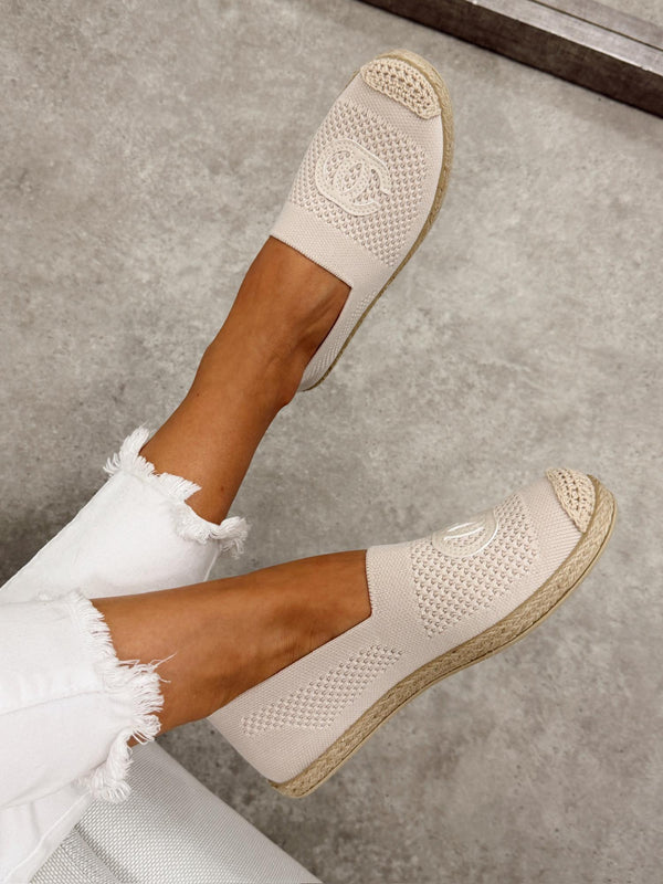 Ženske cipele - espadrile G322 - SVETLO BEŽ