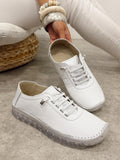 Kožne patike G451 - ATO SHOES - BELA