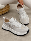 Kožne patike G457 - ATO SHOES - BELA