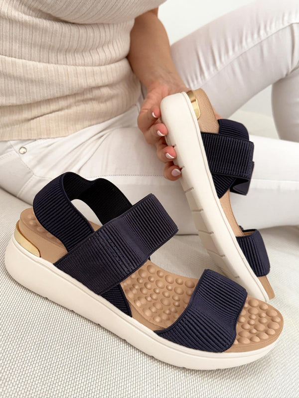 Ženske sandale G063 - MODARE Ultra Comfort - na platformu - elastične - TEGET