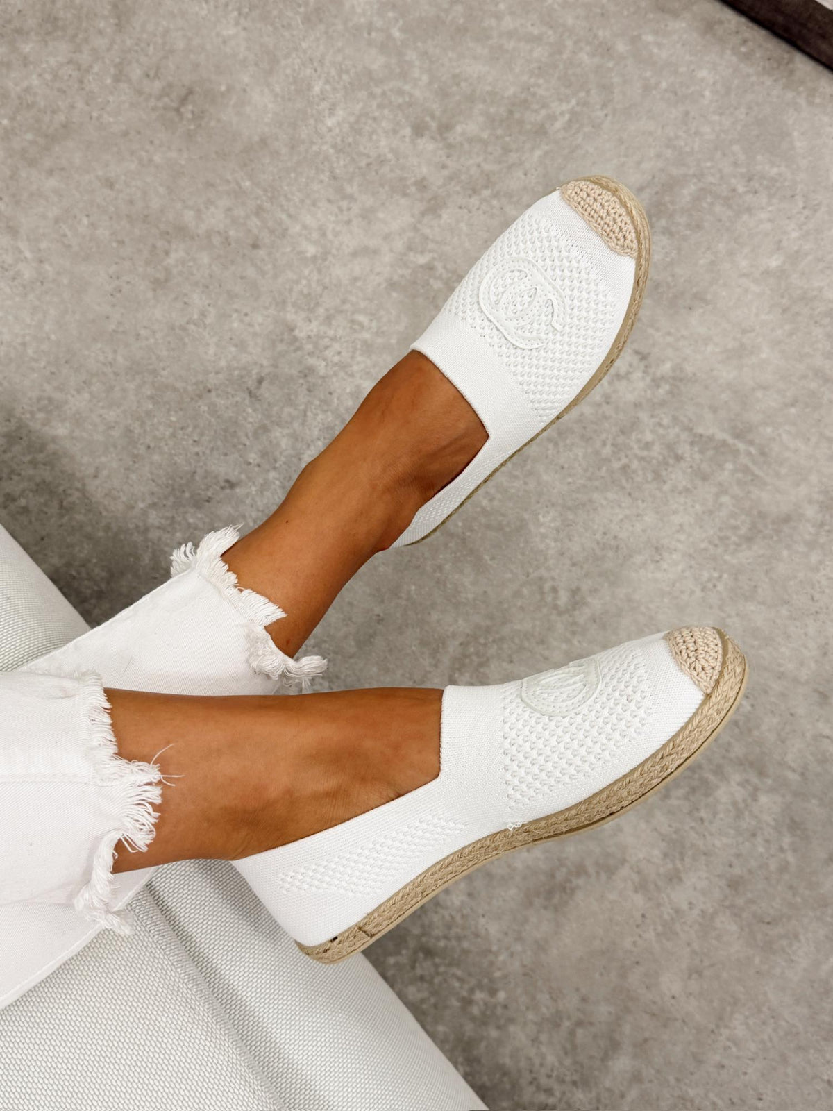 Ženske cipele - espadrile G322 - BELA